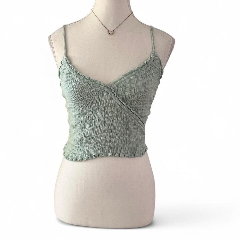 Hollister Rouched Cami Casual Cutsey Going Out Tank Top Size XS